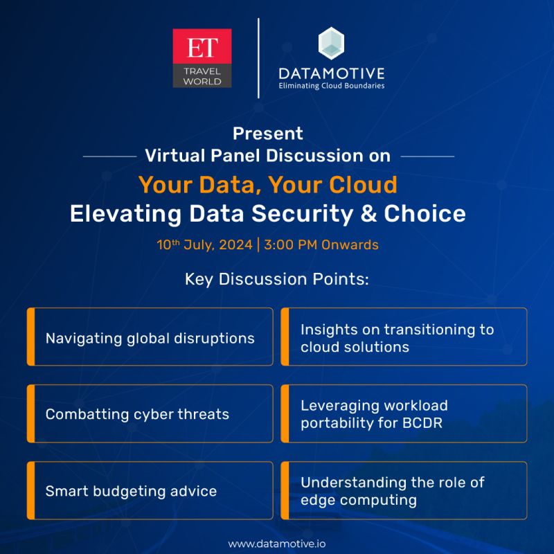 Webinar On-Demand: ETTravel Your Data, Your Cloud - Elevating Data Security & Choice